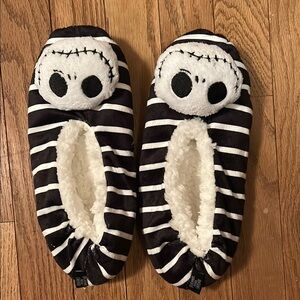 Striped Black and White slippers